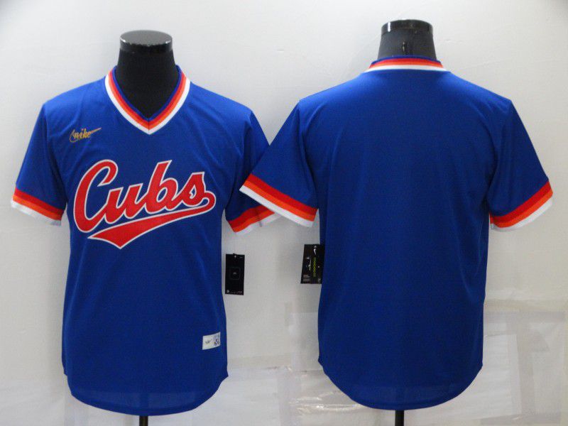 Men Chicago Cubs Blank Blue Game Nike 2022 MLB Jersey->women mlb jersey->Women Jersey
